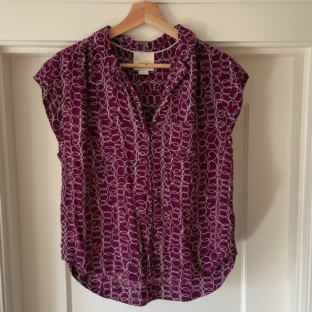 Maeve Button Down Raffine Top - image 3